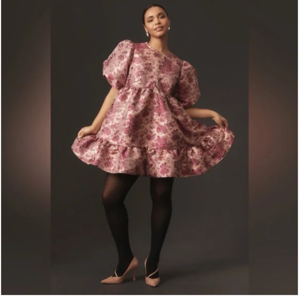 Anthropology Babydoll Dress